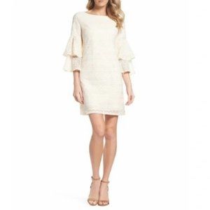 NWT 0P Eliza J Ivory Lace Dress